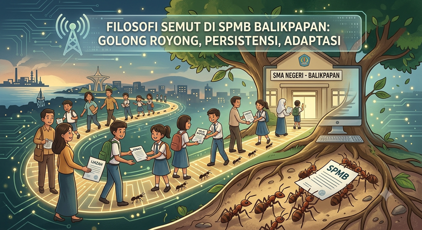 Gotong Royong Sunyi di Balik SPMB Balikpapan: Belajar Persisten dari Filosofi Semut